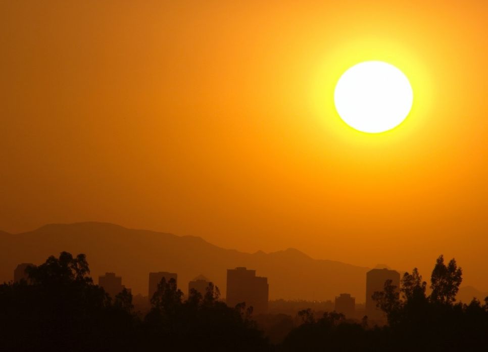 Evolución temporal de las olas de calor en la meseta central española, entre 1961 y 2010